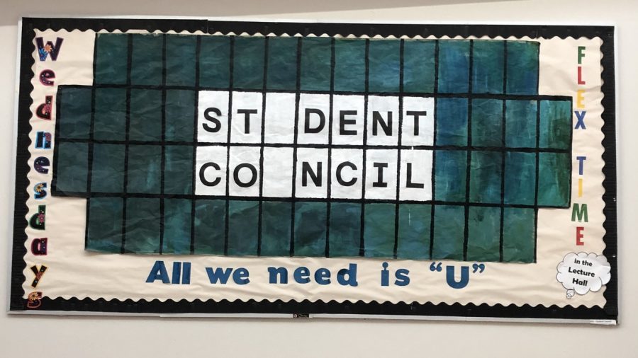 Student Council Poster in A Hall
