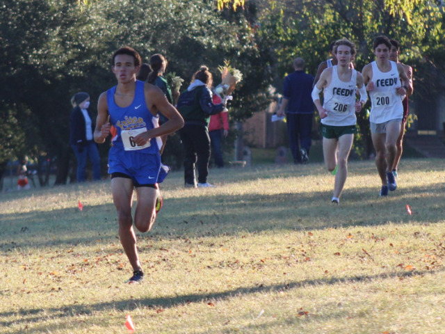 Senior Kevin Curry at State Cross Country Meet in November.