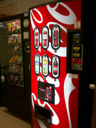 Soft drink vending machines in the FHS hallway.