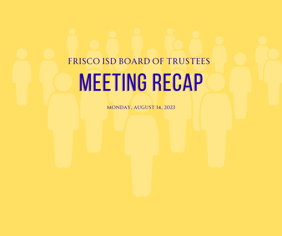 Board of Trustees Meeting Recap