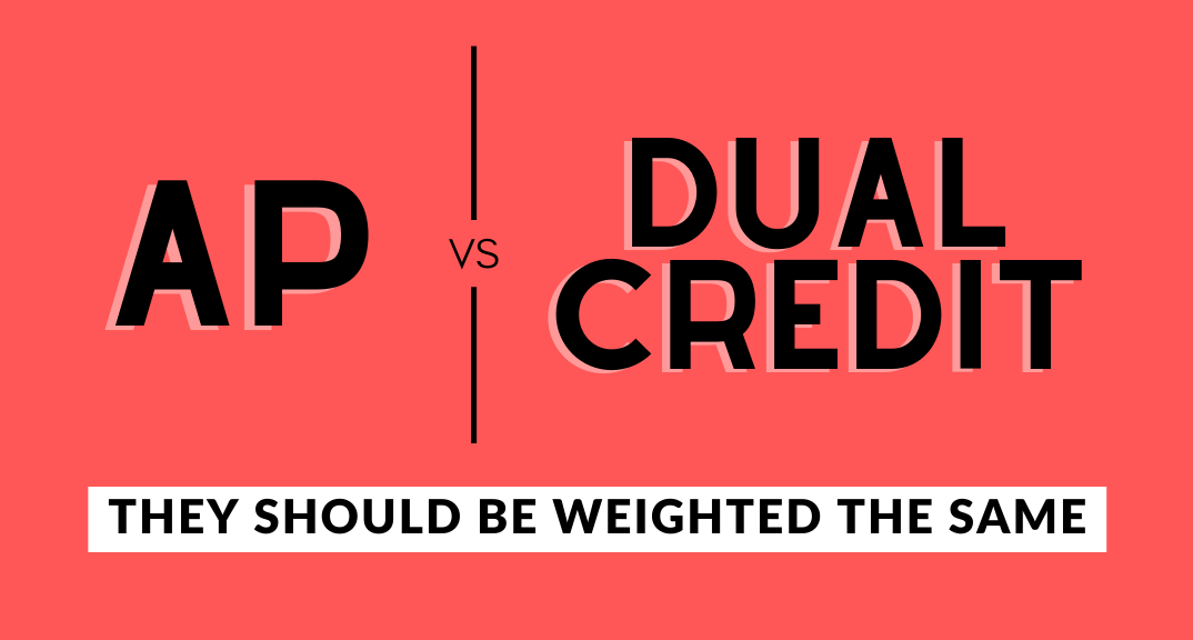 AP Vs. Dual Credit Classes: They Should Be Weighted The Same