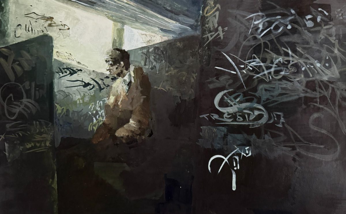 Zavyalova's art piece centered on how the environment effects people's mental state. 